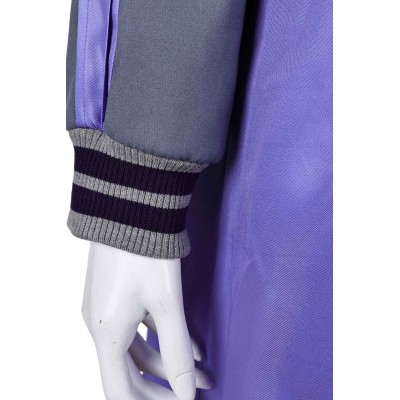 Dead Boy Detectives Crystal Palace Women Purple Long Jacket Suit Cosplay Costume Halloween Carnival Outfit