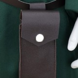 Dead Account Souji Enishiro Dark Green Cosplay Costume Halloween Carnival Outfit