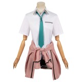 Days with My Stepsister Saki Ayase Pink Uniform Set Suit Cosplay Costume Halloween Carnival Outfit