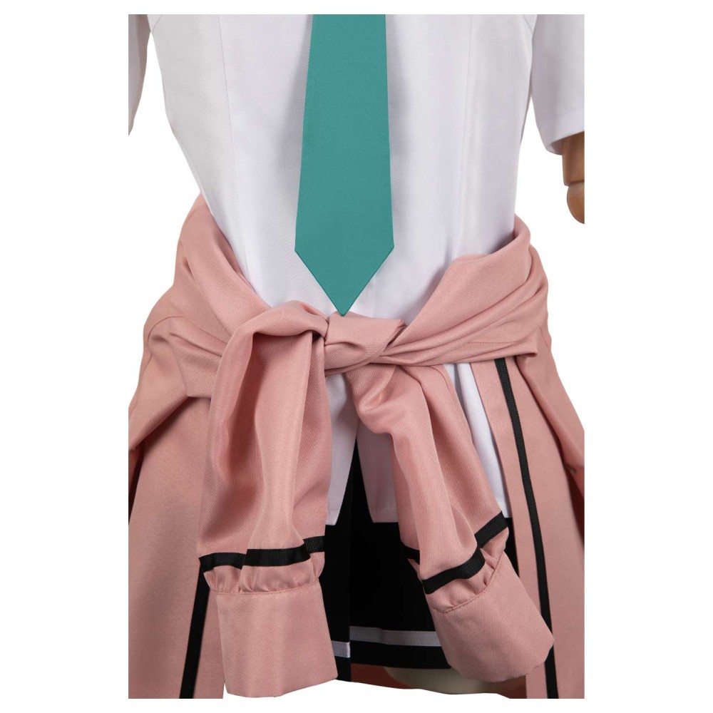 Days with My Stepsister Saki Ayase Pink Uniform Set Suit Cosplay Costume Halloween Carnival Outfit