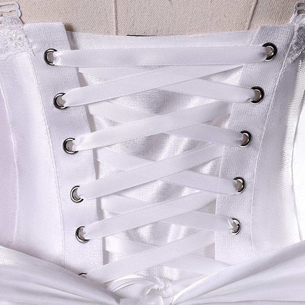 DATE A LIVE Tokisaki Kurumi Women White Wedding Dress Cosplay Costume Halloween Carnival Outfit