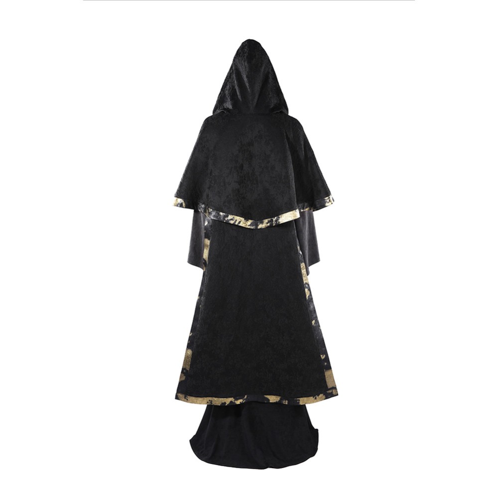 Dark Souls Fire Keeper Women Black Cosplay Costume Halloween Carnival Outfit