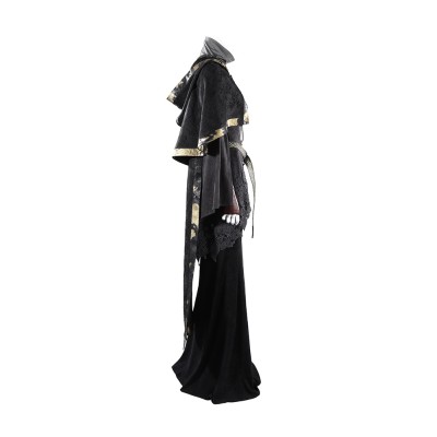 Dark Souls Fire Keeper Women Black Cosplay Costume Halloween Carnival Outfit