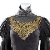 Dark Souls Fire Keeper Women Black Cosplay Costume Halloween Carnival Outfit