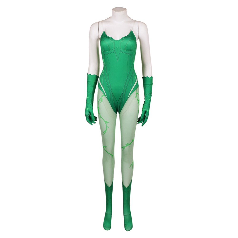 Dark Legion Poison Ivy Women Jumpsuit Party Cosplay Costume Halloween Carnival