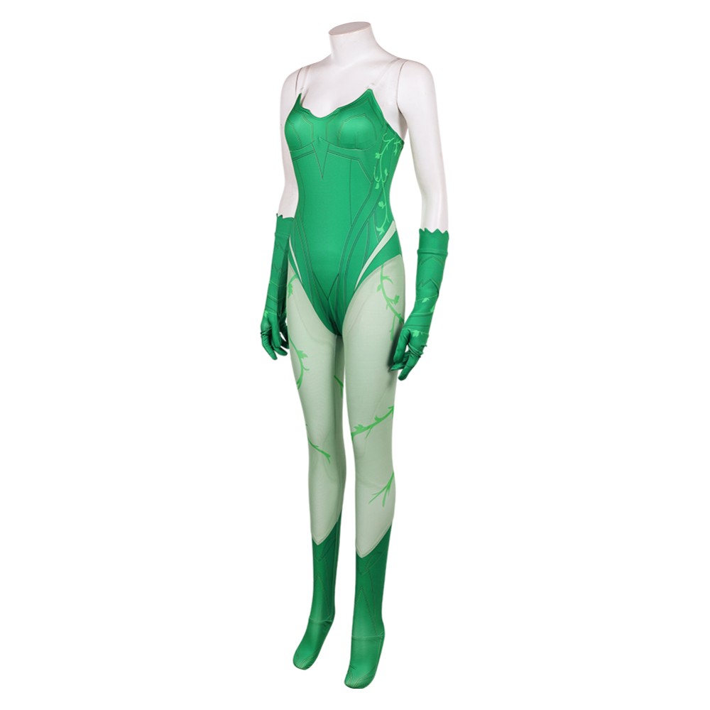 Dark Legion Poison Ivy Women Jumpsuit Party Cosplay Costume Halloween Carnival