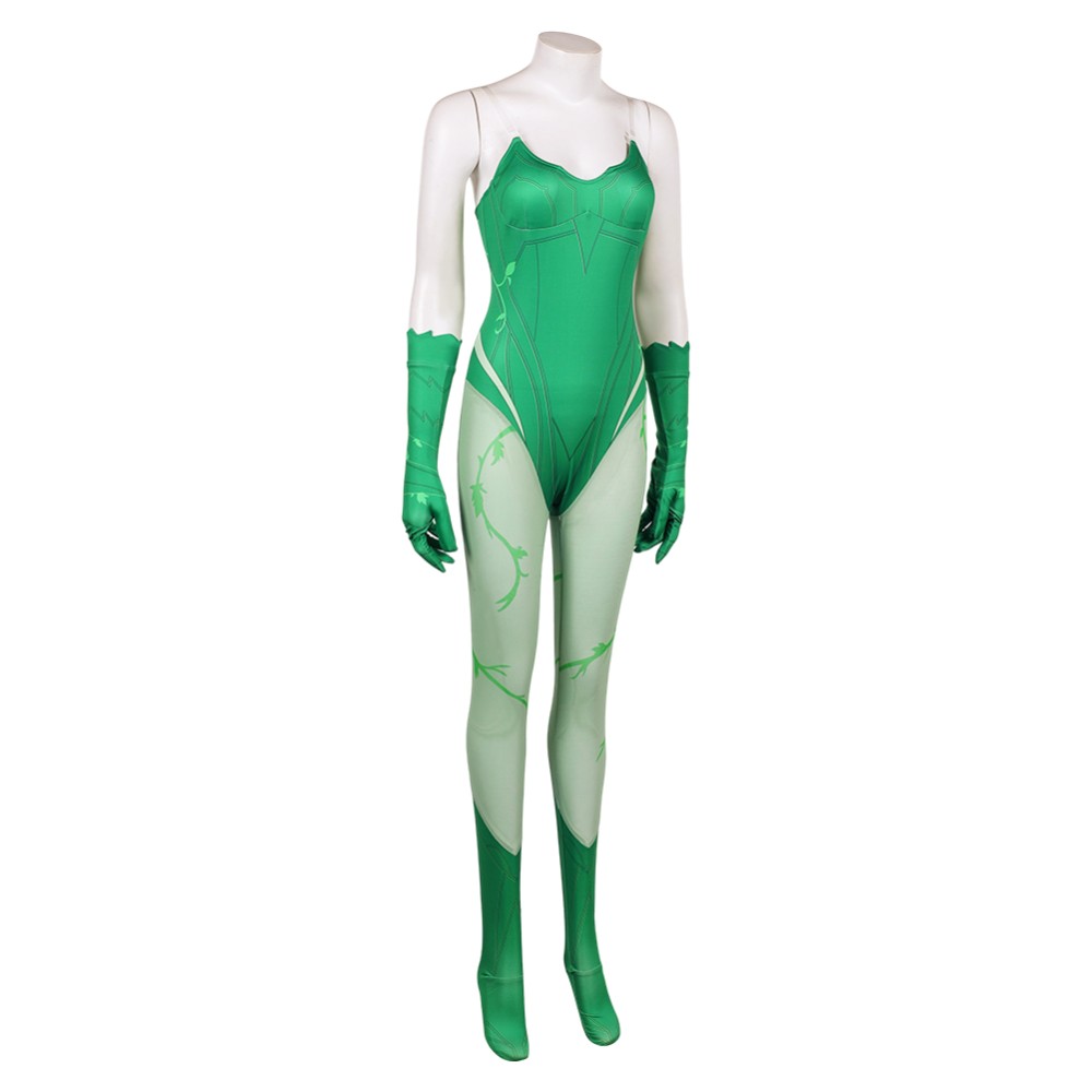 Dark Legion Poison Ivy Women Jumpsuit Party Cosplay Costume Halloween Carnival