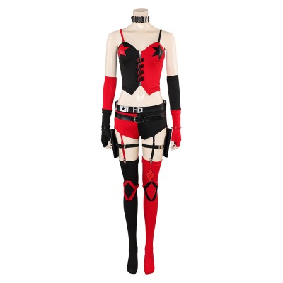 Dark Legion Harley Quinn Fullset Cosplay Costume Halloween Carnival Outfit