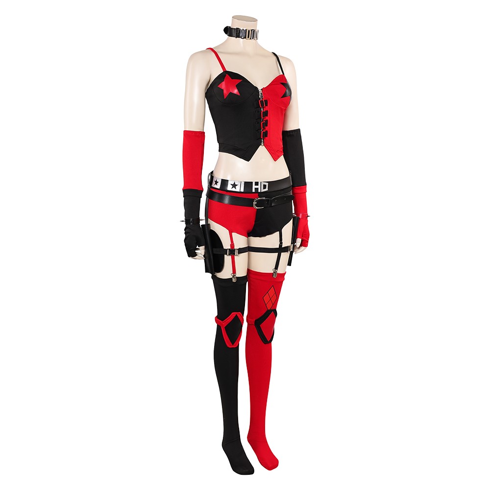Dark Legion Harley Quinn Fullset Cosplay Costume Halloween Carnival Outfit