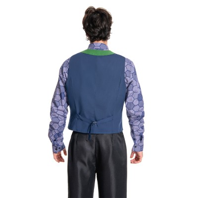 Dark Knight Joker Hexagon Shirt + Vest costume Tailor Made Cosplay Costume Halloween Carnival