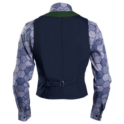 Dark Knight Joker Hexagon Shirt + Vest costume Tailor Made Cosplay Costume Halloween Carnival