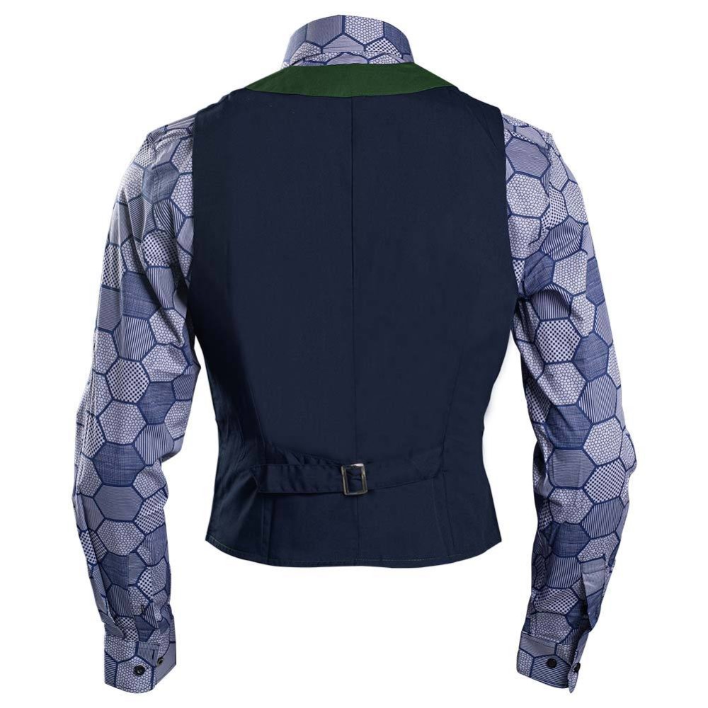 Dark Knight Joker Hexagon Shirt + Vest costume Tailor Made Cosplay Costume Halloween Carnival