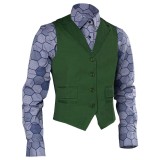 Dark Knight Joker Hexagon Shirt + Vest costume Tailor Made Cosplay Costume Halloween Carnival
