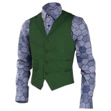 Dark Knight Joker Hexagon Shirt + Vest costume Tailor Made Cosplay Costume Halloween Carnival