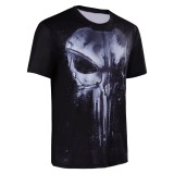 Daredevil Punisher Frank Castle T-Shirt Party Suit Cosplay Costume Halloween Carnival Outfit