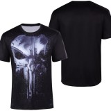 Daredevil Punisher Frank Castle T-Shirt Party Suit Cosplay Costume Halloween Carnival Outfit