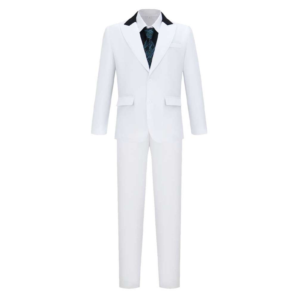 Daredevil Kingpin White Suit Cosplay Costume Halloween Carnival Outfit