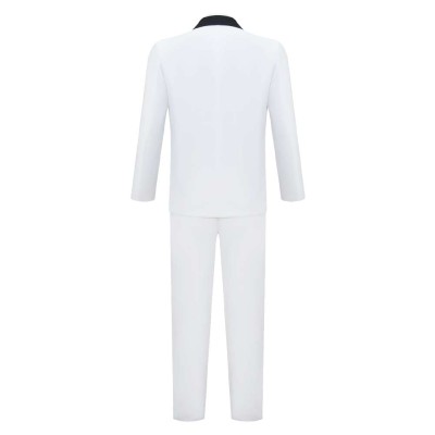 Daredevil Kingpin White Suit Cosplay Costume Halloween Carnival Outfit
