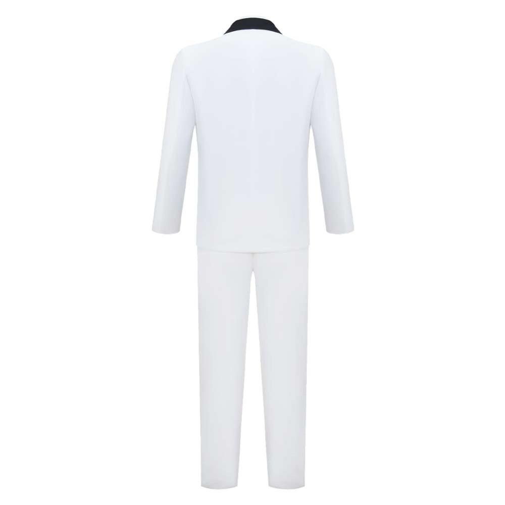Daredevil Kingpin White Suit Cosplay Costume Halloween Carnival Outfit