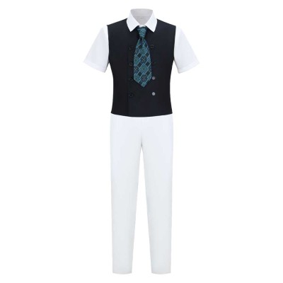Daredevil Kingpin White Suit Cosplay Costume Halloween Carnival Outfit