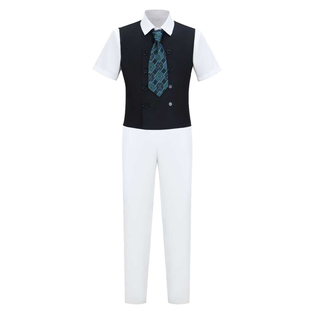 Daredevil Kingpin White Suit Cosplay Costume Halloween Carnival Outfit