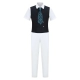 Daredevil Kingpin White Suit Cosplay Costume Halloween Carnival Outfit
