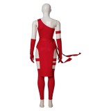Daredevil Elektra Women Natchios Red Cosplay Costume Halloween Carnival Outfit