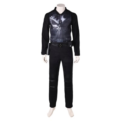 Daredevil: Born Again(2025) Punisher Frank Castle Cosplay Costume Halloween Carnival Outfit