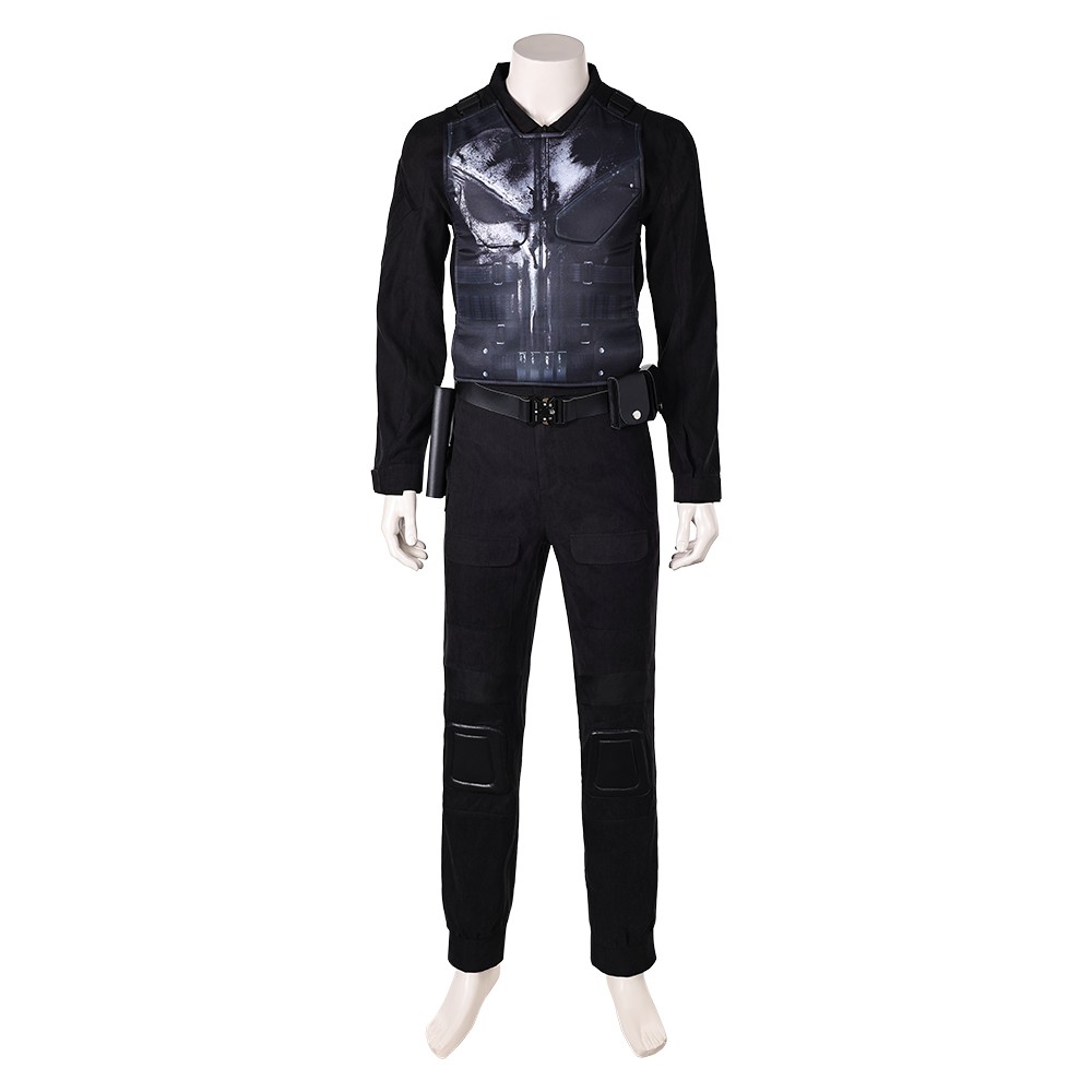Daredevil: Born Again(2025) Punisher Frank Castle Cosplay Costume Halloween Carnival Outfit