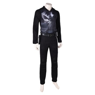 Daredevil: Born Again(2025) Punisher Frank Castle Cosplay Costume Halloween Carnival Outfit