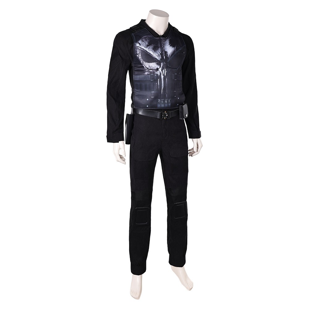 Daredevil: Born Again(2025) Punisher Frank Castle Cosplay Costume Halloween Carnival Outfit