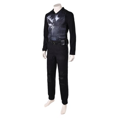 Daredevil: Born Again(2025) Punisher Frank Castle Cosplay Costume Halloween Carnival Outfit