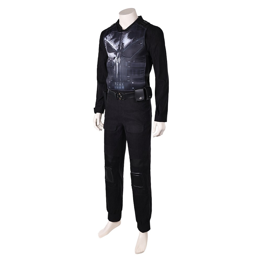 Daredevil: Born Again(2025) Punisher Frank Castle Cosplay Costume Halloween Carnival Outfit