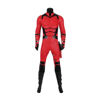 Daredevil: Born Again(2025) Matthew Murdock Red Jumpsuit Cosplay Costume Halloween Carnival Outfit