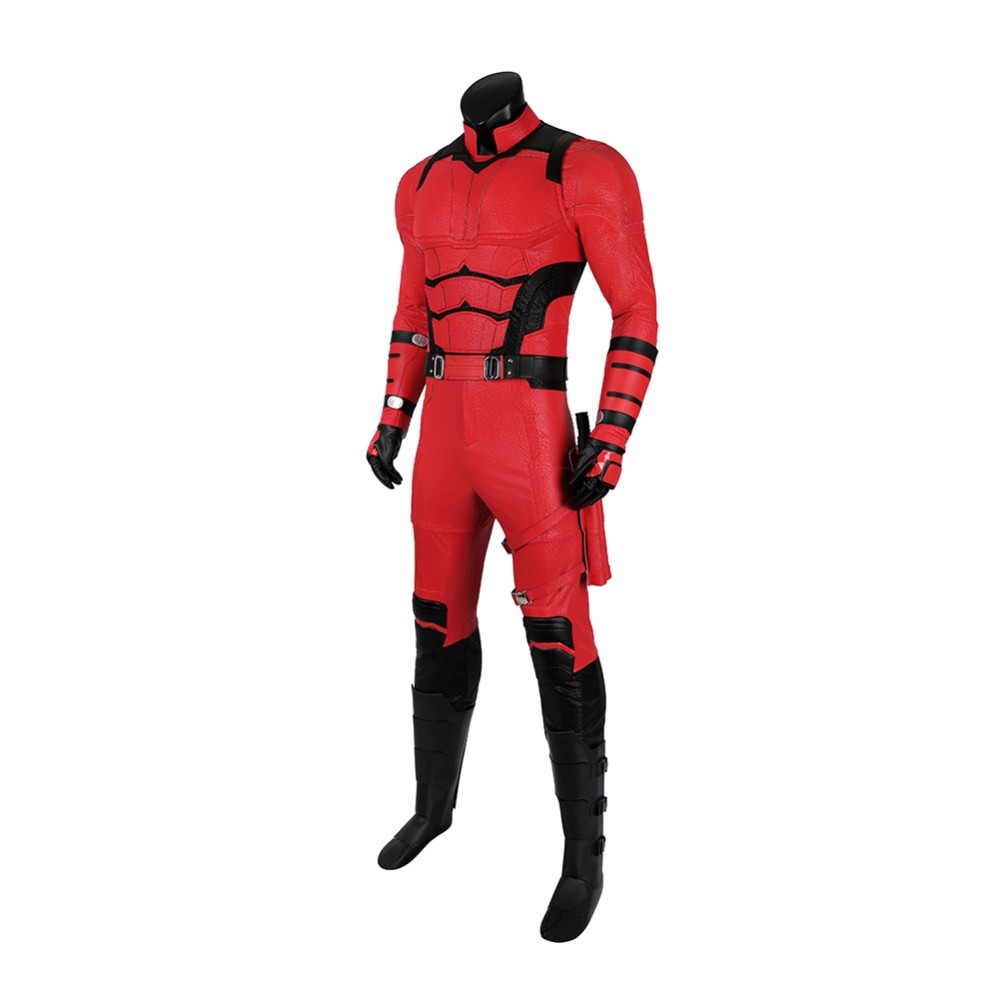 Daredevil: Born Again(2025) Matthew Murdock Red Jumpsuit Cosplay Costume Halloween Carnival Outfit