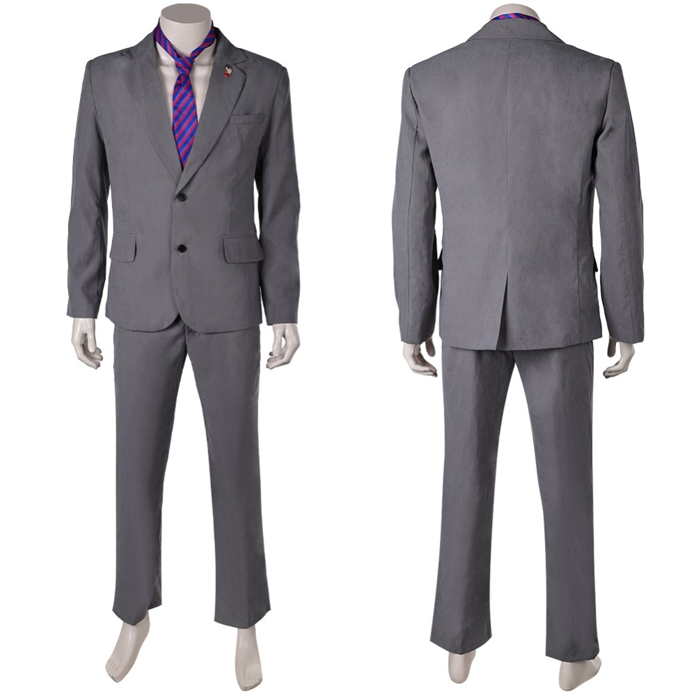 Daredevil: Born Again(2025) Kingpin Wilson Fisk Grey Suit Cosplay Costume Halloween Carnival Outfit
