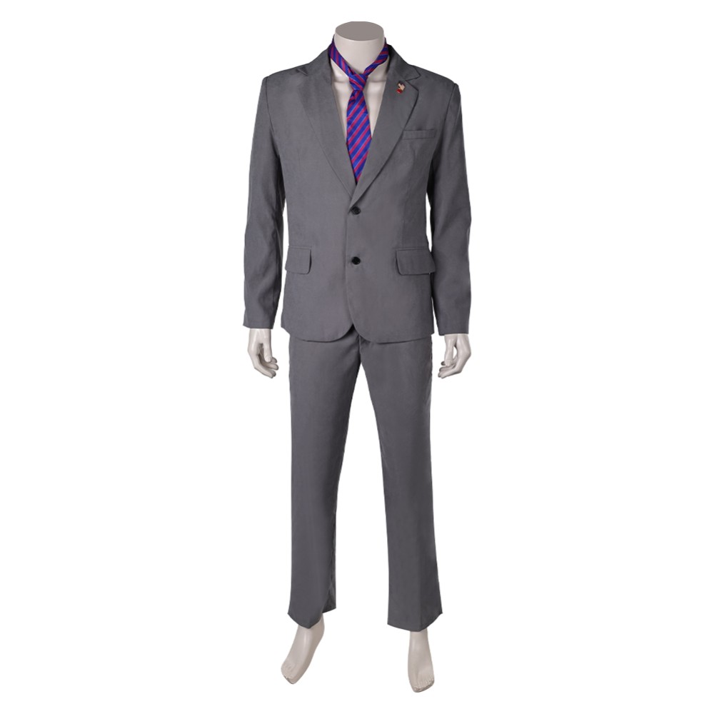 Daredevil: Born Again(2025) Kingpin Wilson Fisk Grey Suit Cosplay Costume Halloween Carnival Outfit