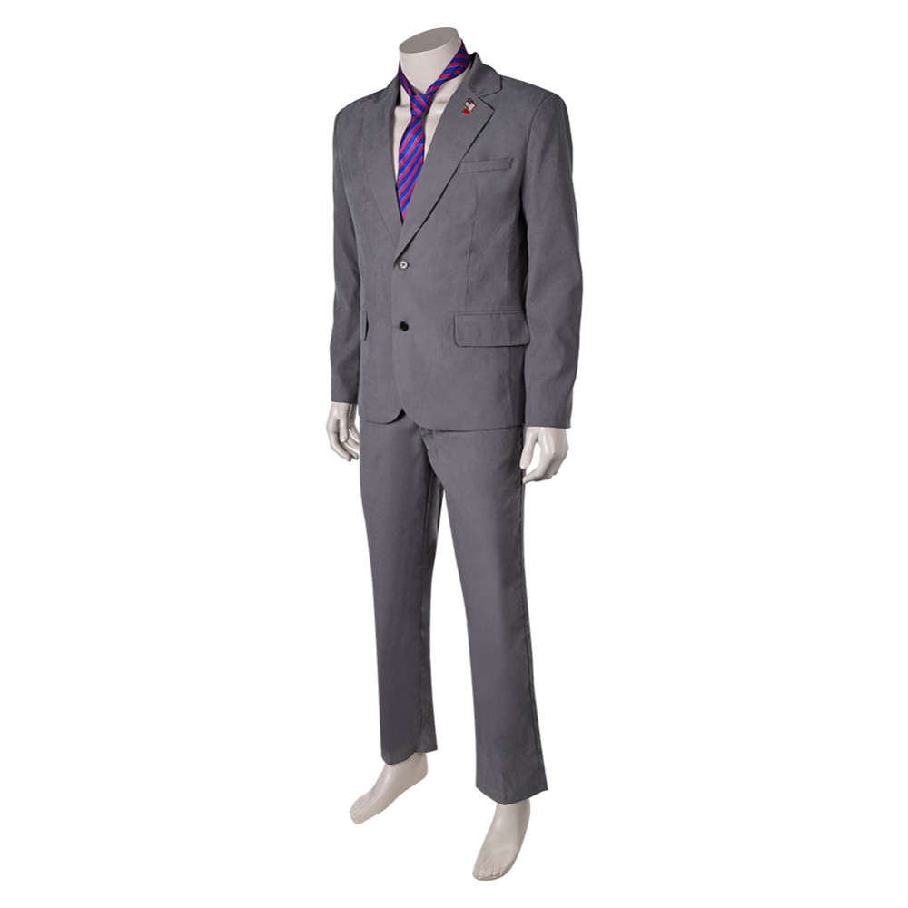 Daredevil: Born Again(2025) Kingpin Wilson Fisk Grey Suit Cosplay Costume Halloween Carnival Outfit