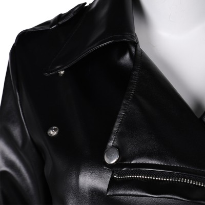 Daredevil: Born Again(2025) Karen Page Leather Jacket Cosplay Costume Halloween Carnival Outfit