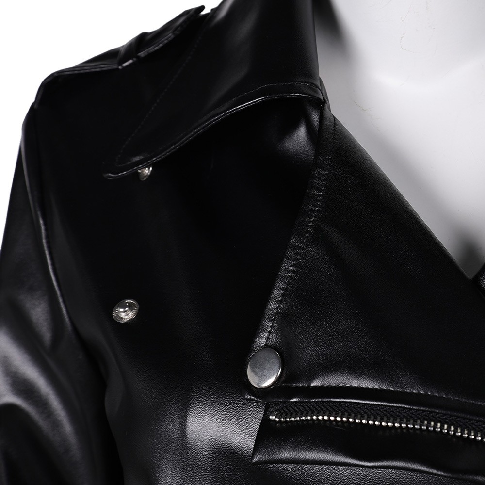 Daredevil: Born Again(2025) Karen Page Leather Jacket Cosplay Costume Halloween Carnival Outfit