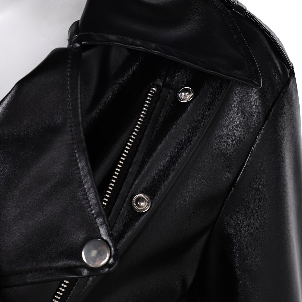 Daredevil: Born Again(2025) Karen Page Leather Jacket Cosplay Costume Halloween Carnival Outfit