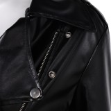 Daredevil: Born Again(2025) Karen Page Leather Jacket Cosplay Costume Halloween Carnival Outfit