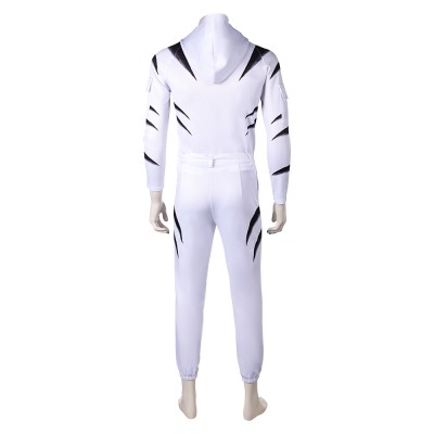 Daredevil: Born Again (2025) White Tiger Men Jumpsuit Cosplay Costume Halloween Carnival Outfit