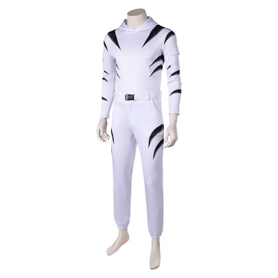 Daredevil: Born Again (2025) White Tiger Men Jumpsuit Cosplay Costume Halloween Carnival Outfit