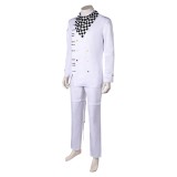 Danganronpa Kokichi Oma White Uniform Cosplay Costume Halloween Carnival Outfit