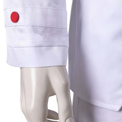 Danganronpa Kokichi Oma White Uniform Cosplay Costume Halloween Carnival Outfit