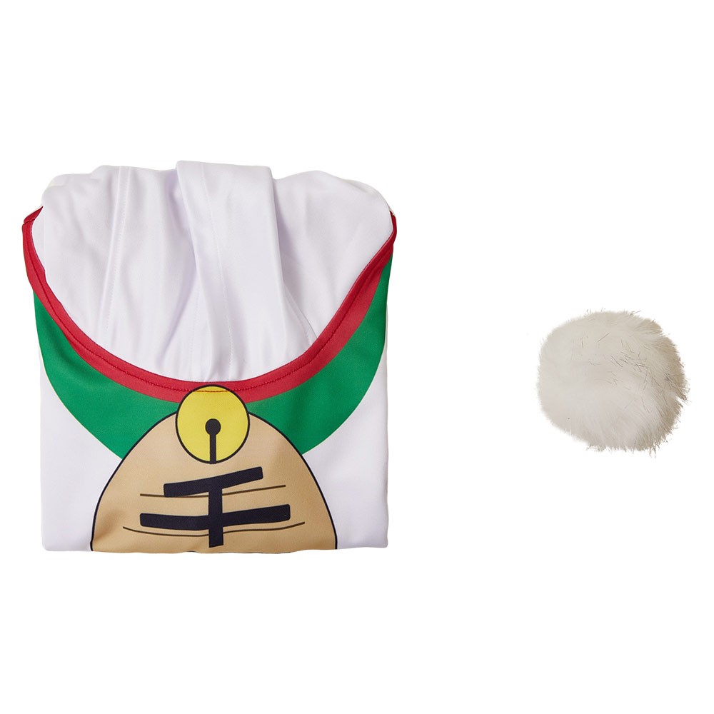 Dandadan Turbo Granny Hoodie White Sweater Shirt Cosplay Costume Halloween Carnival Outfit