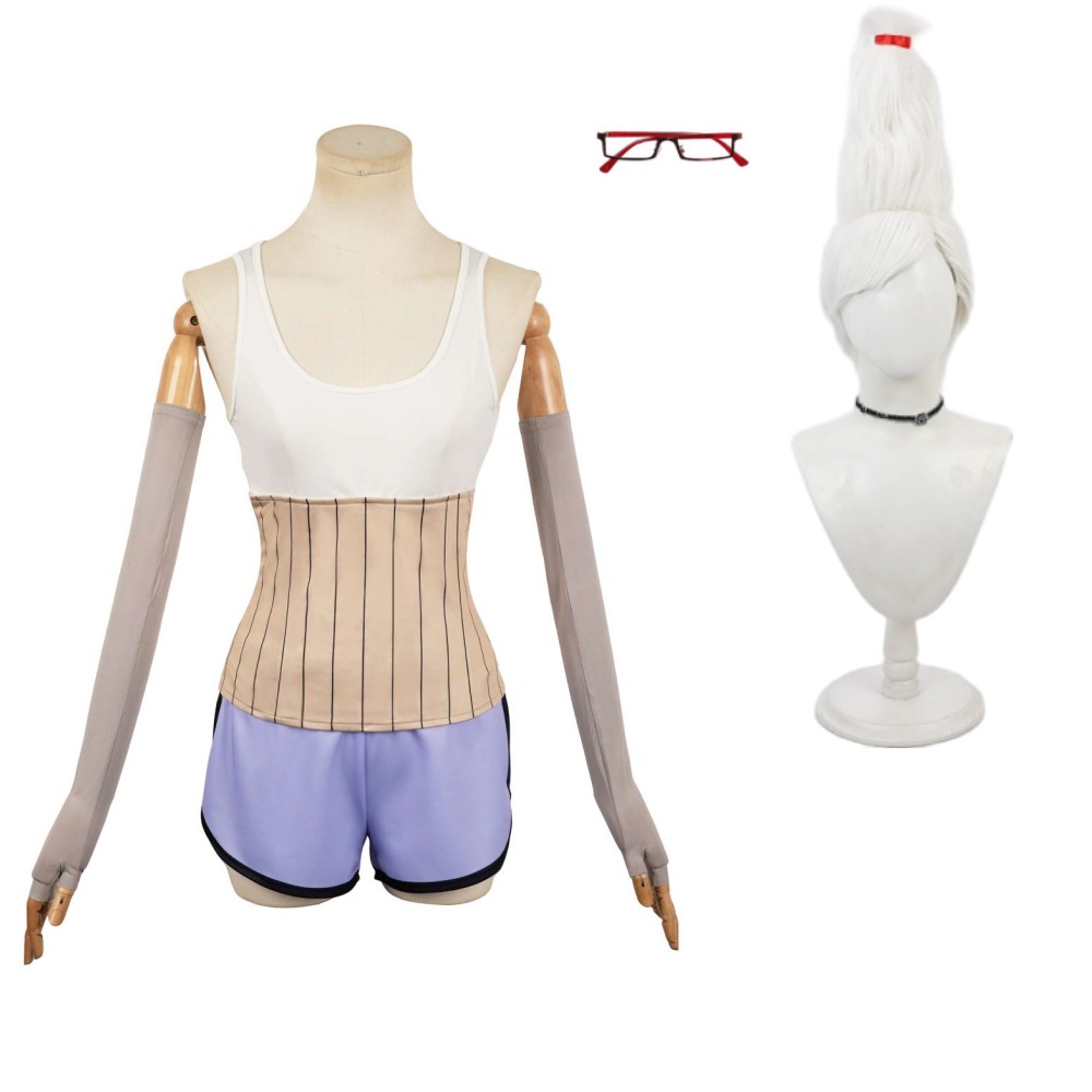 Dandadan Seiko Ayase Women Undershirt Set Suit Cosplay Costume Halloween Carnival Outfit