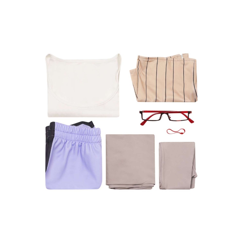 Dandadan Seiko Ayase Women Undershirt Set Suit Cosplay Costume Halloween Carnival Outfit