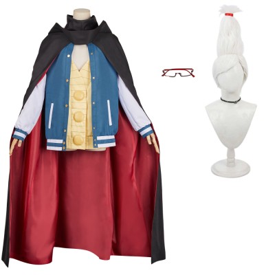 Dandadan Seiko Ayase Cape Jacket Fullset Cosplay Costume Halloween Carnival Outfit